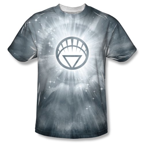 Energy -- White Lantern All-Over Front Print Sports Fabric T-Shirt