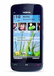 Nokia C5-03 Unlocked GSM Phone with 5 MP Camera and Ovi Maps Navigation Optimized for AT&T--U.S. Version with Warranty (Graphite Black)