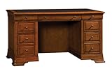54" Pedestal Desk by Loft 102 by Sligh - Natural Wood (645TL-401)