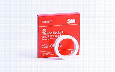 Scotch(R) 48 Thread Sealant Tape, 1/4 in x 260 in (6,3 mm x 6,6 m) [PRICE is per ROLL]