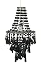 Kitchen & Housewares : Shimmer Black Crystal Pendant Light