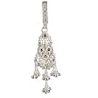 Silver Keychain from India 5.25 inches