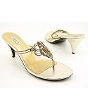 ALFANI Exciting Gold New Sandals Shoes Womens