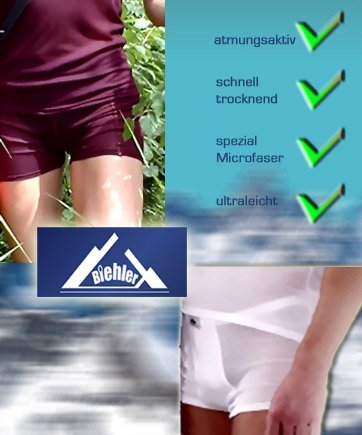 Herren Shorts Biehler SOFT Funktionsunterwäsche