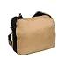 Portable Roll-Up Compact Travel Messenger Bag (LARGE Brown)