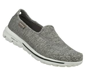 Skechers Women's Go Walk Interval Fashion Sneaker,Grey,8.5 M US