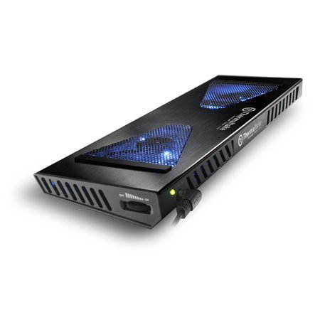 Thermaltake Xaser S1000 CLN0005 Notebook Cooler Dual Silent Blue Led Fan with Speed Control