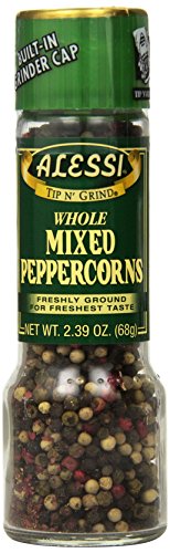 Alessi Mixed Peppercorn Grinder, 2.39-Ounce (Pack of 6)