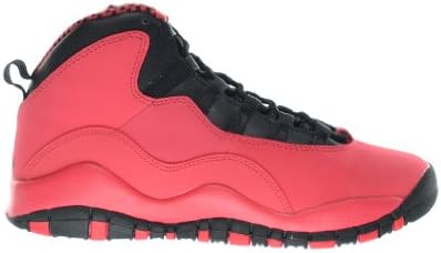 Girls Air Jordan 10 Retro (GS) Big Kids Basketball Shoes Fusion Red/Black 487211-605