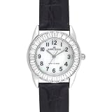 AK Anne Klein Ladies Silver-Tone Crystal Accented Watch #10-8283INST by AK Anne Klein