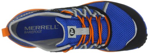 MERRELL Flux Glove Sport Men's Running Shoes, Blue/Orange, UK7.5