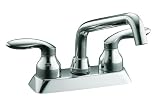 KOHLER K-15270-4-CP Coralais Laundry Sink Faucet, Polished Chrome