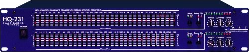 ART HQ231 Dual 31 Band Graphic Equalizer with Feedback Finder
