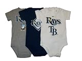 Tampa Bay Rays Nike Baby 3-Pack Creepers3-6 Months