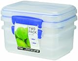 Sistema Klip It Container, 1 Litre, Pack of 2