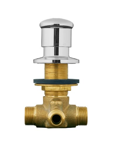 KOHLER K-9530-CP Deck Mount Two-Way Diverter Valve, Polished Chrome