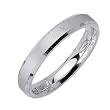 PLT950 Platinum Fancy Wedding Band Width 4mm - Sizes 5 to 13