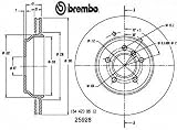 Brembo 25928 Rear Disc Brake Rotor
