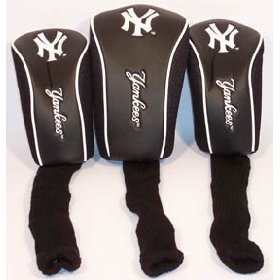 New York Yankees MLB Mesh Barrel Headcovers (Set of 3)