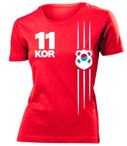 KOREA FUSSBALL WM 2014 FANSHIRT 3312(F-R) Gr. S