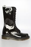 Dr. Martens The 1B99 14 Eye Zip Boot in Black,Shoes for Women