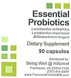 Essential Probiotics - 3 Billion Viable Microorganisms As Lactobacillus Acidophilus, Lactobacillus Rhamnosus, and Bifidobacterium Longum