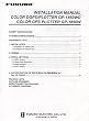 Furuno GP1850W/GP1850WD Color GPS Plotter Installation Manual
