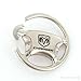 Au-TOMOTIVE GOLD Steering Wheel Key Chain for Dodge Charger (Chrome)