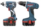 Bosch CPK25-18 18V Impact Driver/Compact Drill Driver Combo Kit