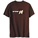 T-Shirt Mens Brown " Basenji " Dogs
