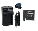 ClearMax DMW-BCF10PP / BCF10 Replacement Battery + Wall Charger + Car Plug + European Plug Adapter for Panasonic For DMC-FH20, DMC-TS1, DMC-FX580, DMC-FX48, DMC-FS25, DMC-FS15, DMC-FS7, DMC-FX75K, DMC-FH20R, DMC-FH20A, DMC-FX75S, DMC-FX700S, DMC-FH20K, DMC-FH20S, DMC-FX700K
