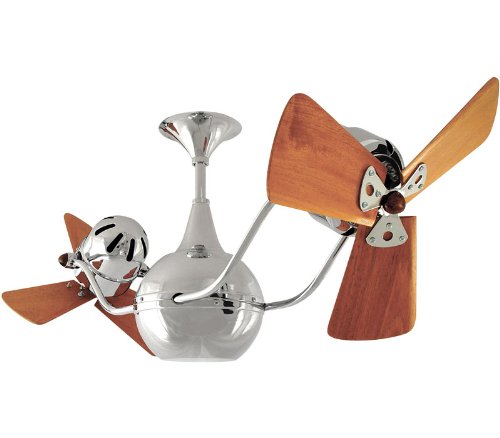 Matthews VB-CR-WD Vent-Bettina Chrome Ceiling Fan