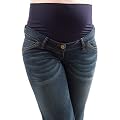 Designer Umstandsjeans von Christoff vintage blau extra extralang