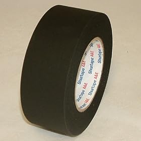 Shurtape CP-743 Matte Black Paper Tape (aka Permacel P-743): 2 in. x 60 yds. (Black)