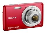 Sony DSCW520R Digitalkamera (14 Megapixel, 5-fach opt. Zoom, 2,7 Zoll Display, bildstabilisiert) rot