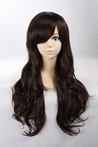 Tohsaka Rin Deep Brown Zipper Nature Daily Like Human Hair Lolita Full Wig