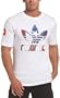 adidas Men's Puerto Rico Tee,White,XX-Large
