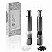 Thumbmill Stainless Steel Pump & Grind Salt & Pepper Mill - Set of 2
