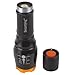 SecurityIng® Zoomable 600 Lumens XM-L T6 LED Bulb Lamp Flashlight 5 Switch Modes Focus Adjustable LED Lighting Lamp Flashlight Torch for Climbing,Camping and Other Activities (No Battery)