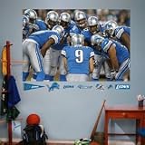 Detroit Lions Huddle Mural Fathead NIB