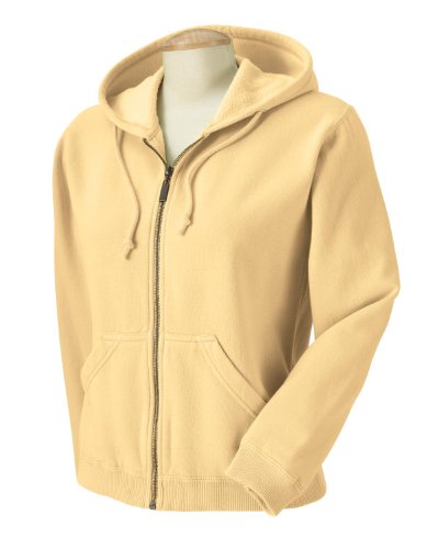 Comfort Colors - Ladies' 10 oz. Garment-Dyed Full-Zip Hood >> L,BUTTER