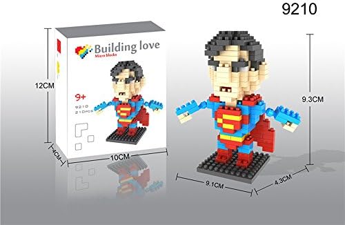 VXV Micro Blocks, Superman, Parent-child Games Building Blocks Children's Educational Toys, LOZ Nanoblock Compatible