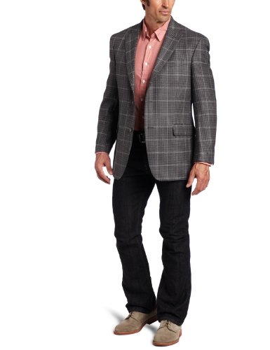 Austin Reed Black Houndstooth Regular