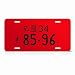 Hiroshima Metal Novelty Japan Japanese Jdm License Plate Wall Sign Tag
