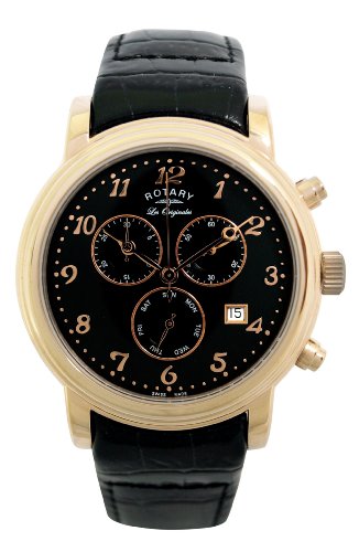 Rotary Herren-Armbanduhr Quarz Analog GS90022/19 Preisvergleich