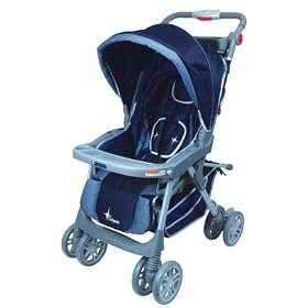 The First Years Compass Carriola Sedan Ride Stroller - Blue Pearl