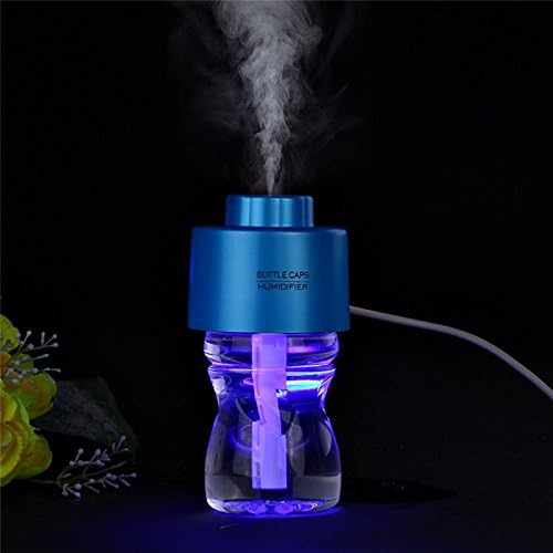 Mini Portable Bottle Cap Air Humidifier with USB Cable for Office Home