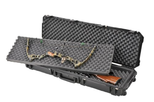 SKB Injection Molded 495-Inch Double Bow/Rifle Case (Black) On Sale