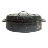 Black Graniteware 13" Oval Roaster (5 lb.), Columbian Home Products