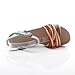 Carol Shoes Womens Platform Wedge Heel Open Toe Sandals Shoes